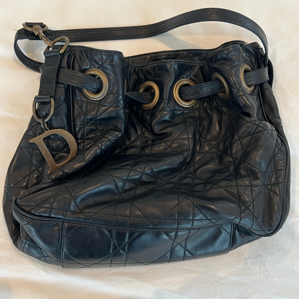Christian Dior Cannage Bucket Bag